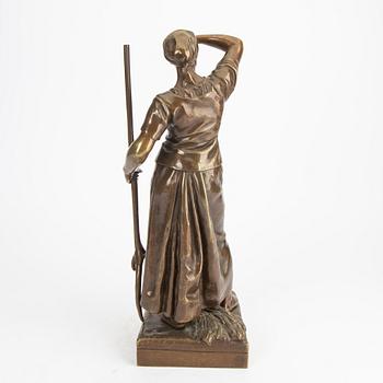 Antonin Larroux, skulptur signerad brons.