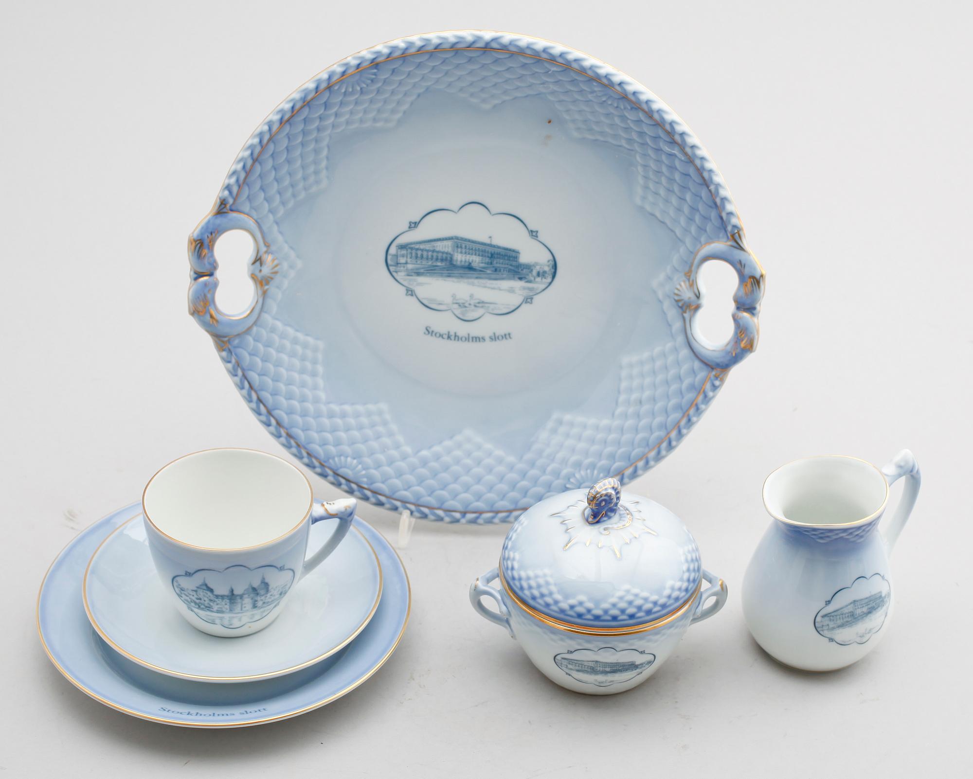 KAFFESERVIS, 27 delar, porslin, Bing & Gröndahl.