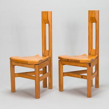 Arnold Lerber, a set of two 1960'/1970's 'Rantasipi' chairs for Laukaan Puu.