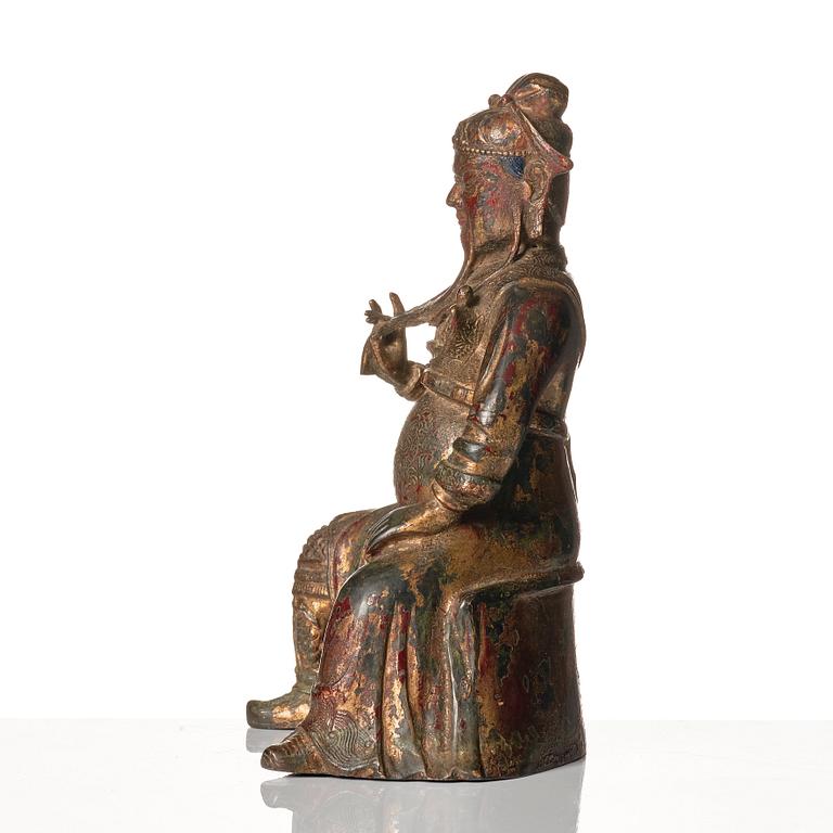 Skultpur, brons. Mingdynastin (1368-1644).
