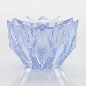 Aimo Okkolin, skål, "Näckros", signerad Aimo Okkolin Riihimäki oy.