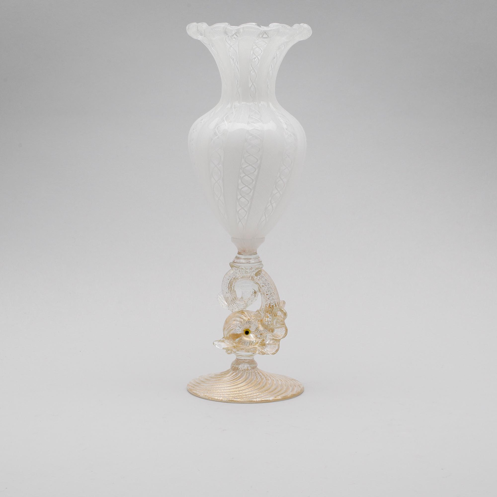 VAS, glas, Venini, Murano, Italien.