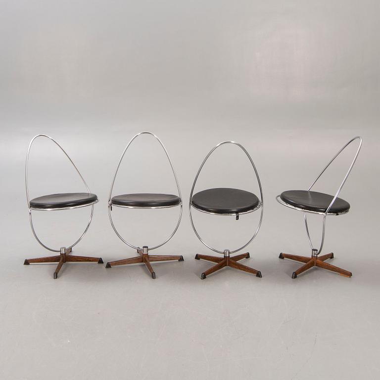 Arne Dahlèn, stolar, 4 st, Dahléns Dalum Fåtölj industri AB, 1950-60-tal.