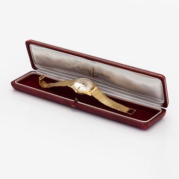 Ulysse Nardin, Jubilé 4000, wristwatch, 34 mm, 18K gold, automatic, plastic crystal.