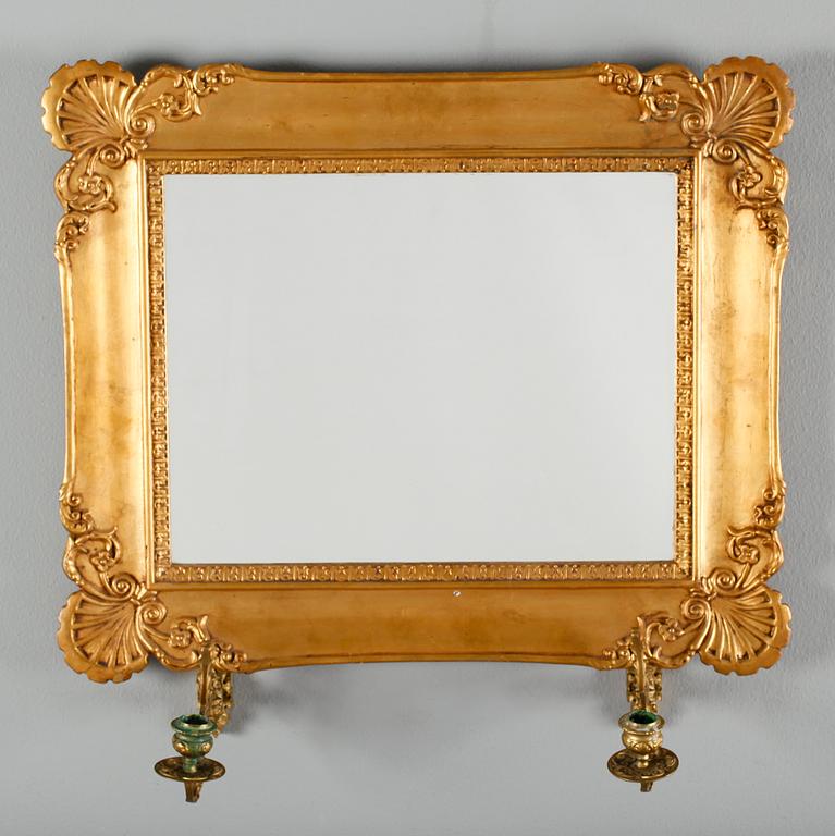 SPEGELLAMPETT, senempire, 1800-tal.