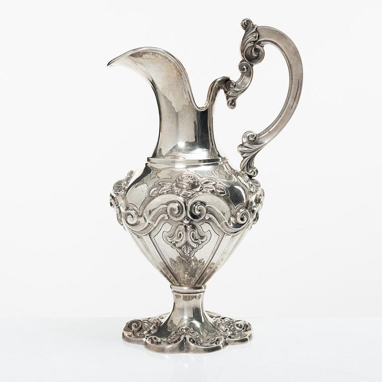 Jug, sterling silver, Rococo style, 20th century.