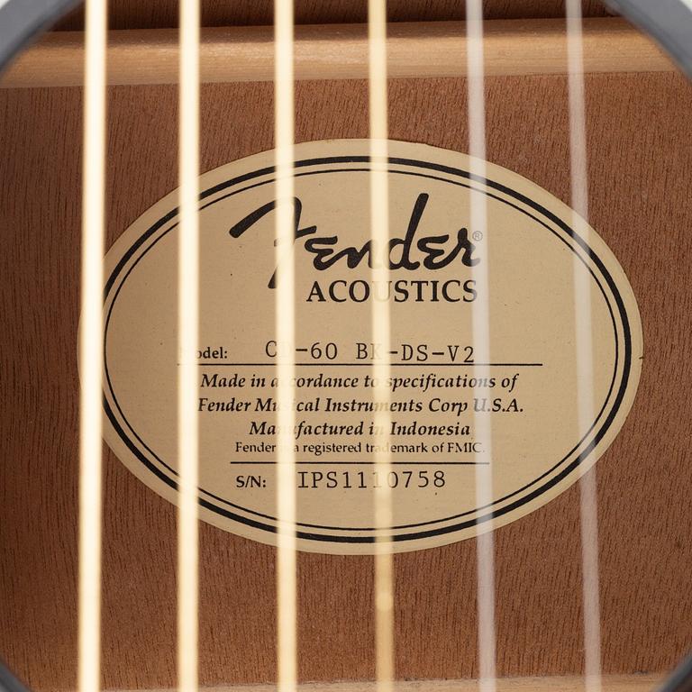 Fender "CD-60", akustisk gitarr, signerad av Tomas Ledin, 2000-tal.