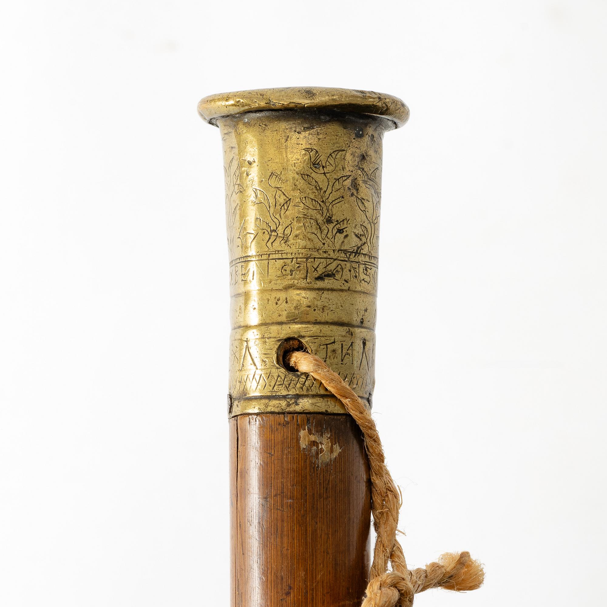 Käpp, Sverige, daterad 1740 och 1756.