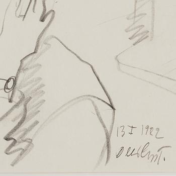 Olli Lyytikäinen, ”Självporträtt. 13.1.1982”.