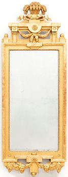 Mirror by Johan Åkerblad (master in Stockholm circa 1780-1800) Gustavian style.