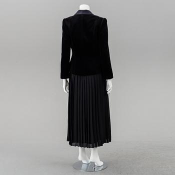 FRANK USHER, a cocktail dress and jacket, size 12.