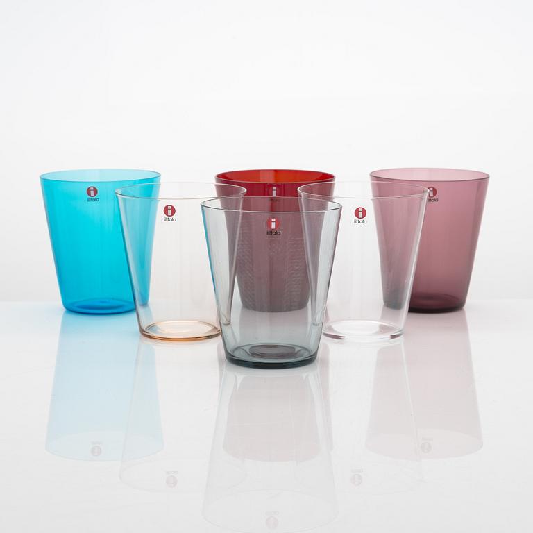 Kaj Franck, a 6-piece set of 100th anniversary 'Kartio' tumblers, Iittala 2011.
