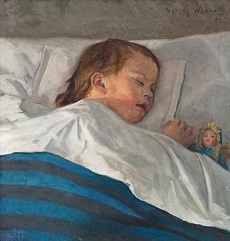 318. Sergei Wlasov, SLEEPING CHILD.