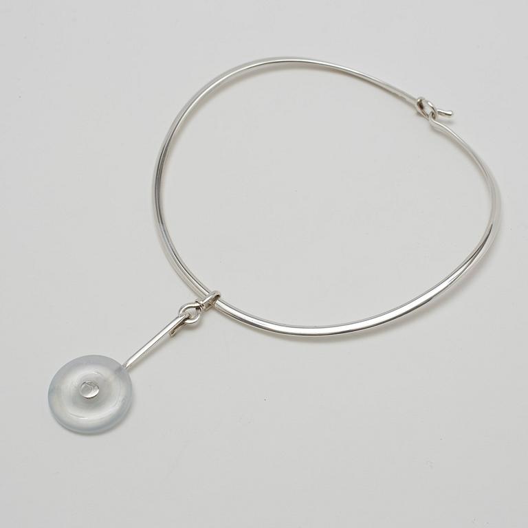 Vivianna Torun Bülow-Hübe, a sterling necklace, own workshop, 21st century.