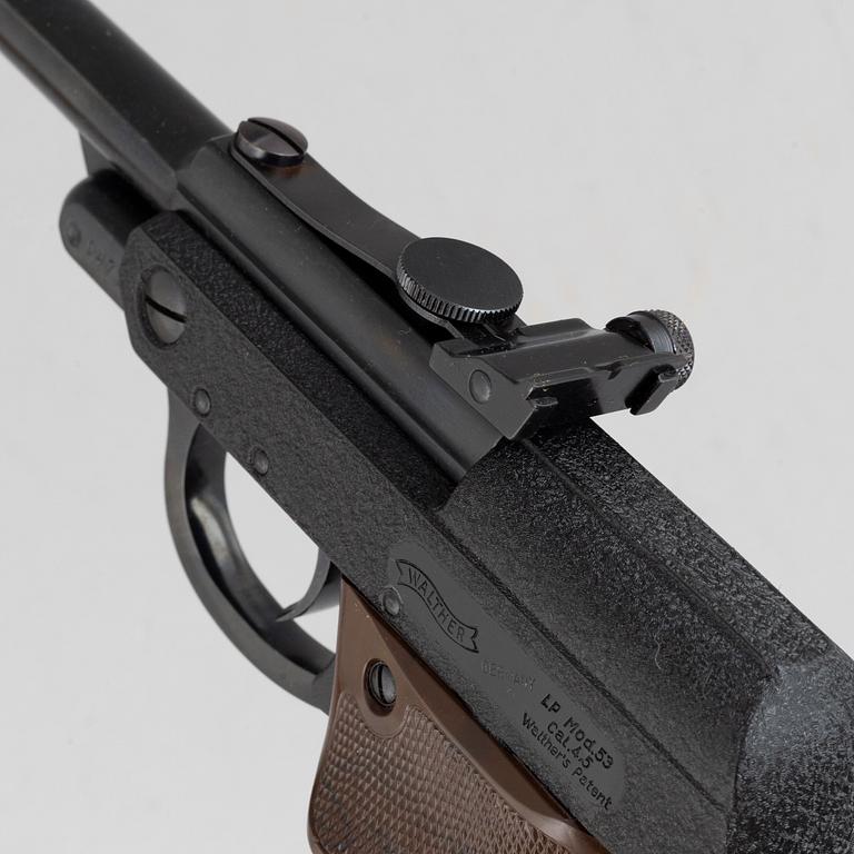 A Walther LP 53 air pistol, second half of the 20th Century.