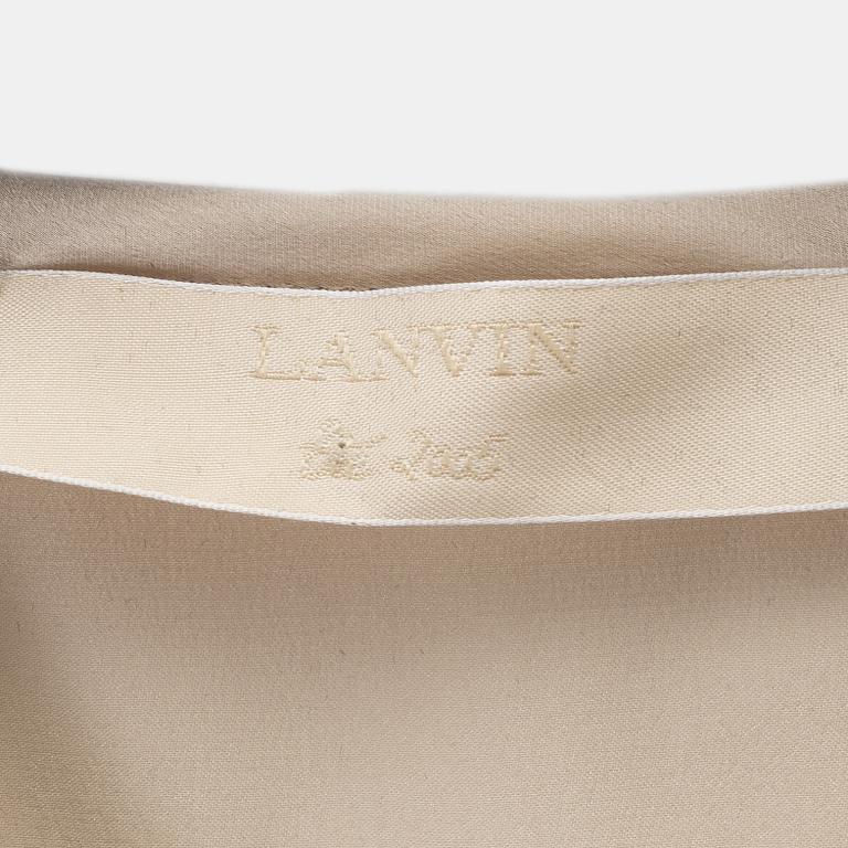 Lanvin, a silk top, size 36.