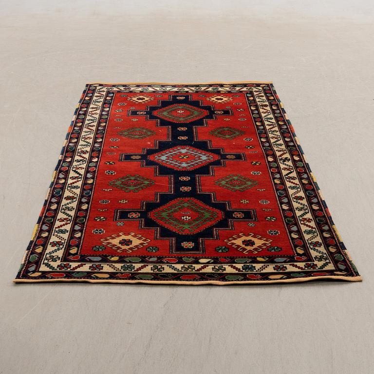 Oriental rug, old, approx. 247x120 cm.