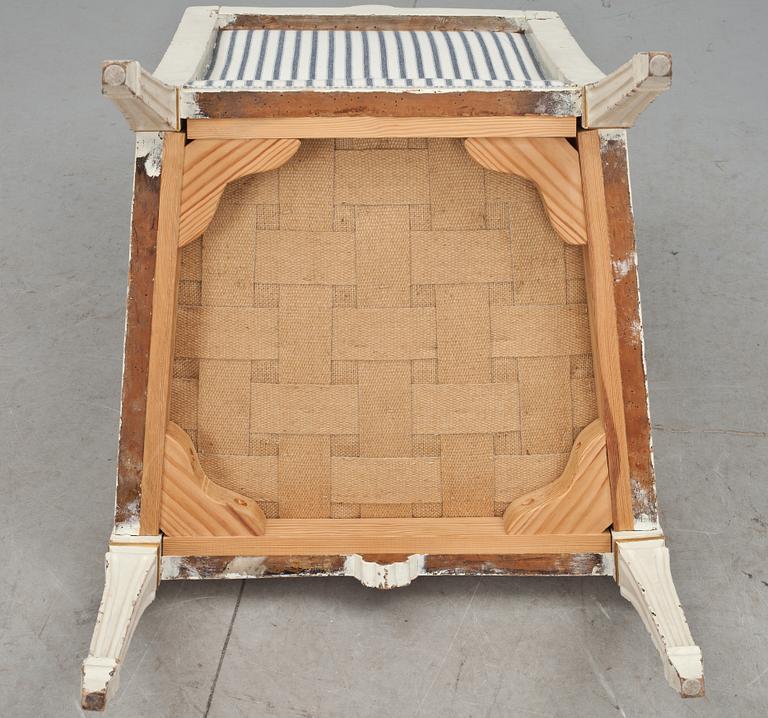 KARMSTOL, sengustaviansk omkring 1700/1800.