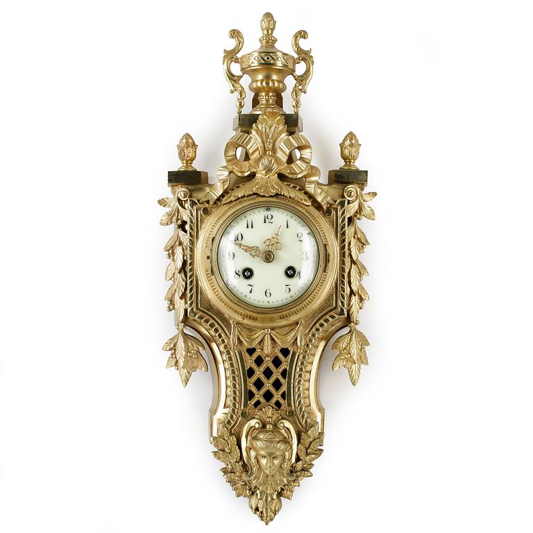 VÄGGPENDYL, Louis XVI-stil, Japy & Frérès, Frankrike. 1900-tal.