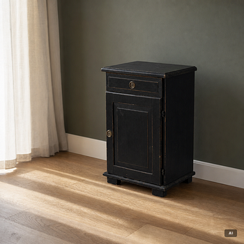 Bed cabinets, a pair, Gustavian style, 20th century.