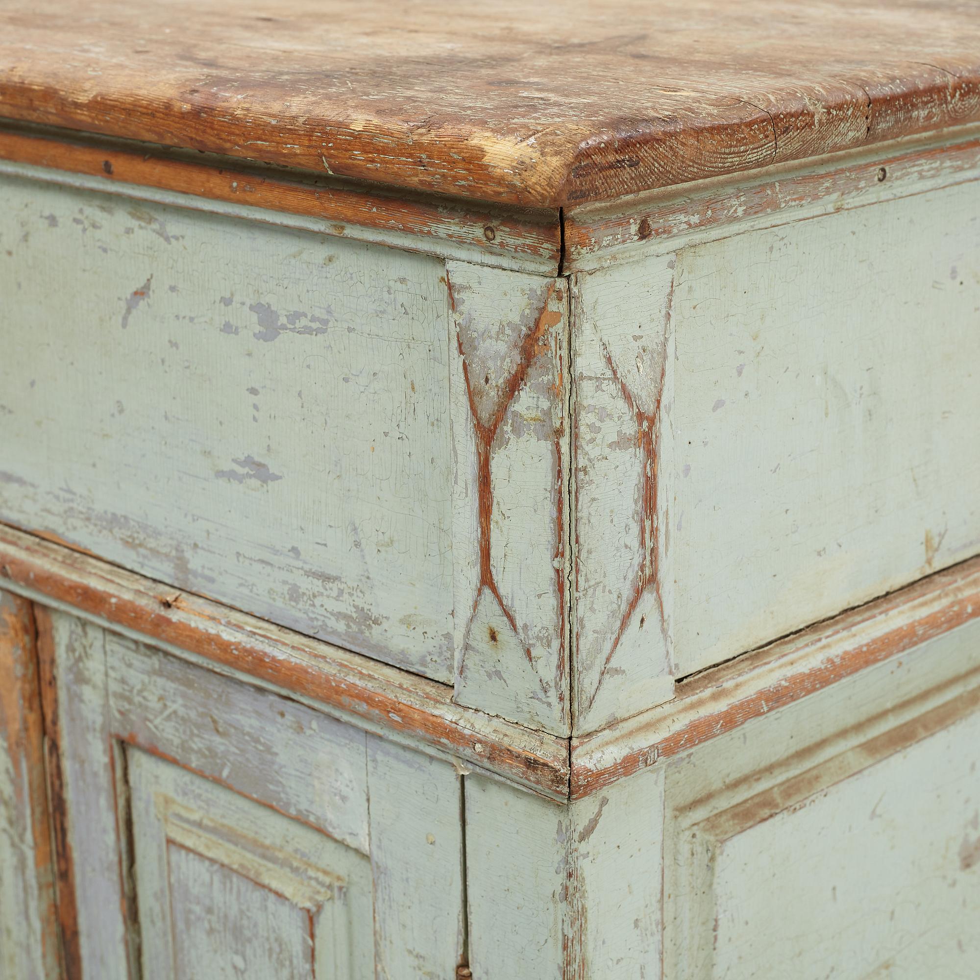 Arbetsbänk, omkring 1900.