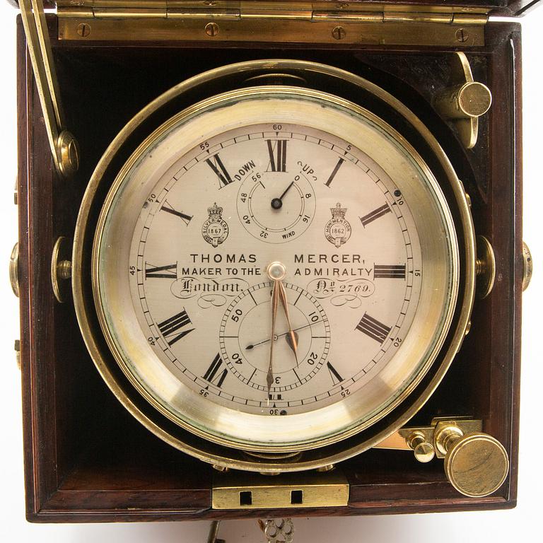 Thomas Mercer, skeppskronometer, no. 2769, 1800-talets senare del.