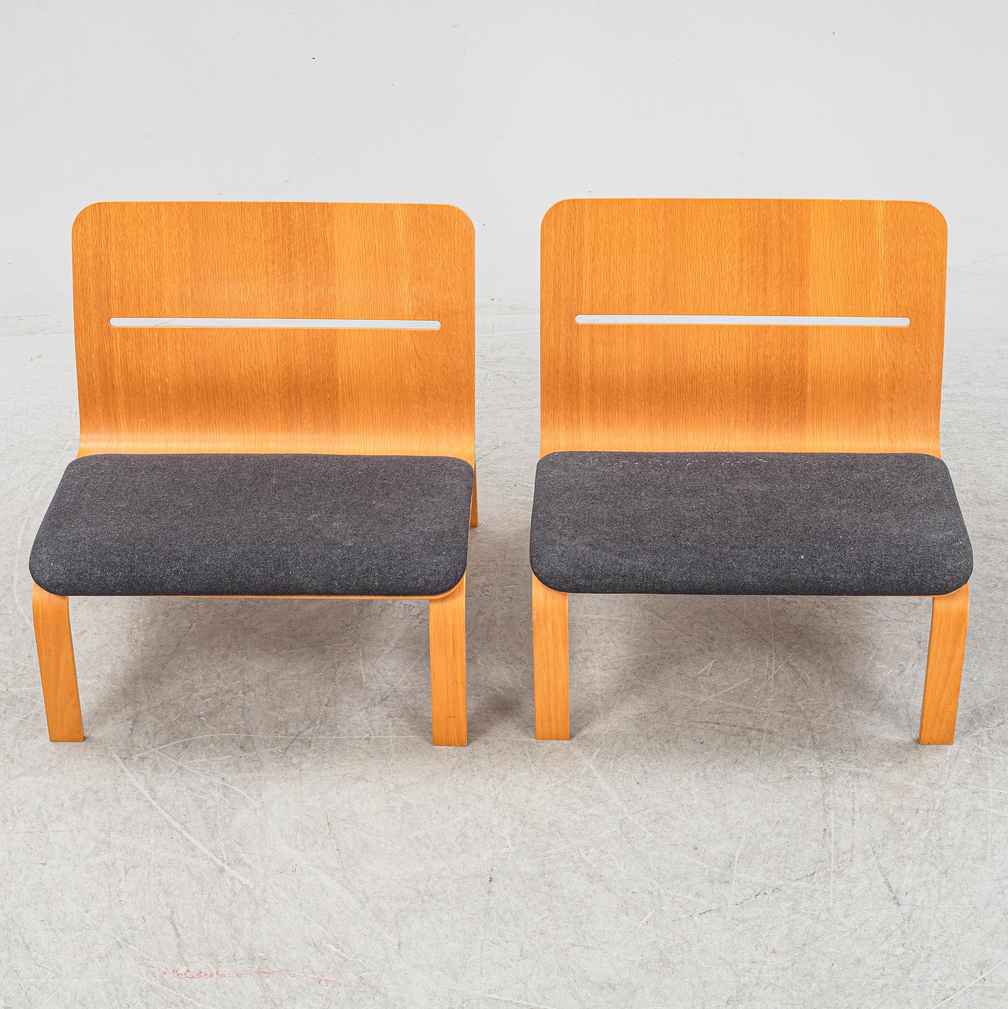 Claesson Koivisto Rune, fåtöljer, ett par, "Bowie", David Design.