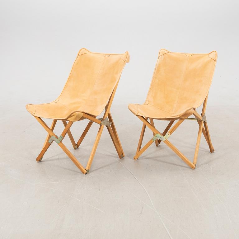 Armchairs, a pair of Bkf "Tripo" Butterfly, second half of the 20th century.