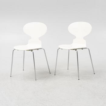 Arne Jacobsen, stolar, 8 st, "Myran", Fritz Hansen, Danmark,