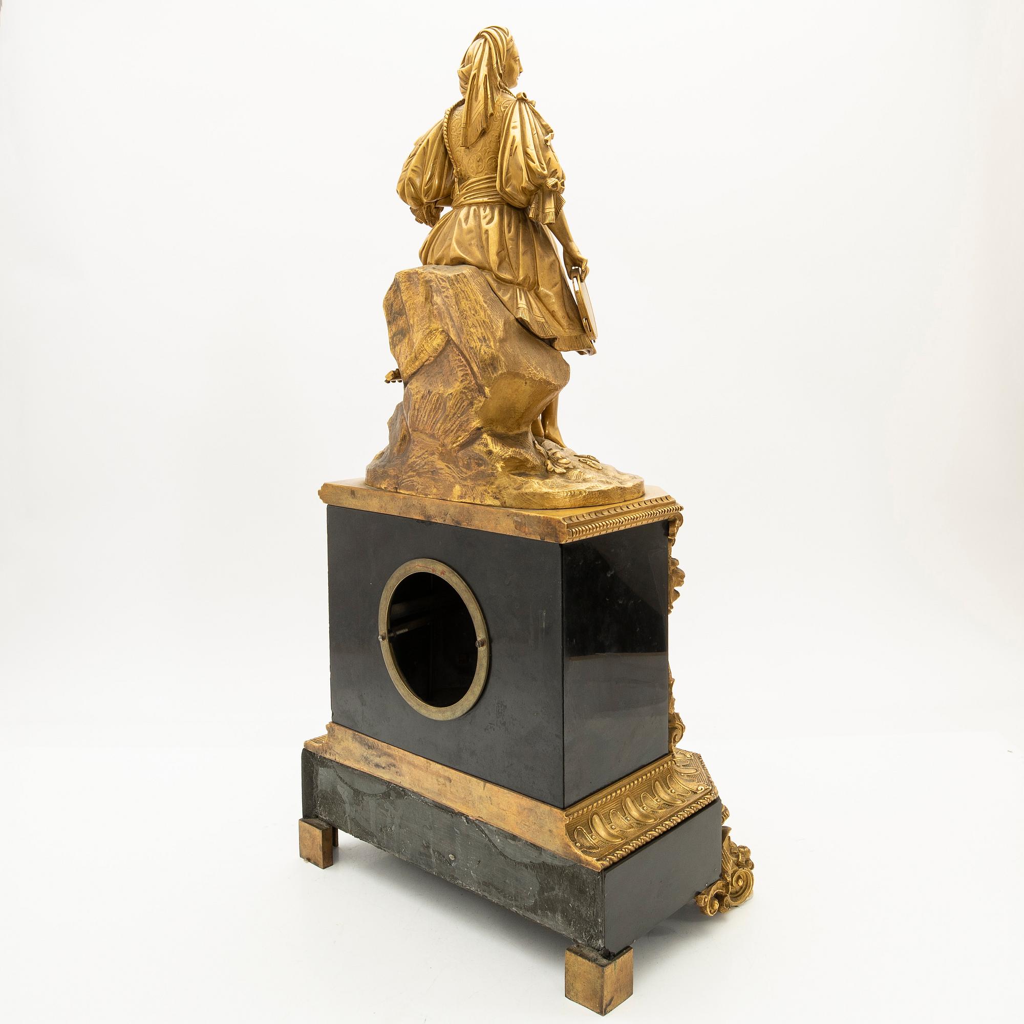 Table pendulum clock, Louis Philippe, France.
