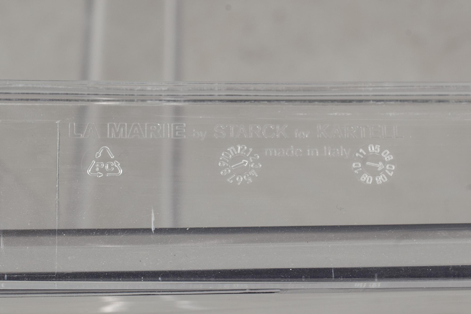 STOLAR, ett par, "Victoria Ghost", Philippe Starck, Kartell.