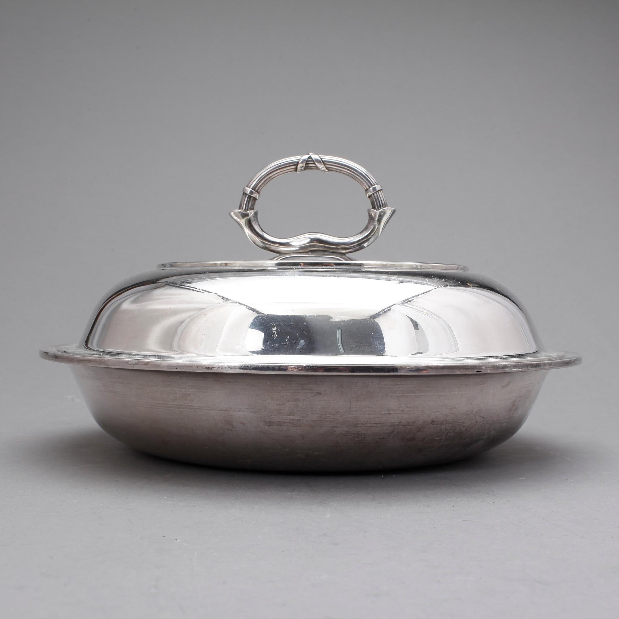 DUBBELKAROTT, sterlingsilver, Okubo, Japan, 1900-tal. Vikt 1607 gr.