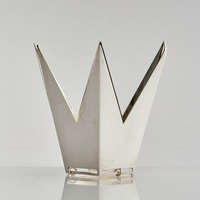 Wiwen Nilsson, a crown, sterling silver, Lund 1943.