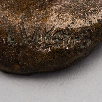 EMIL WIKSTRÖM, bronsskulptur, Wikström museets eftergjutning, signerad och numrerad 4/30.