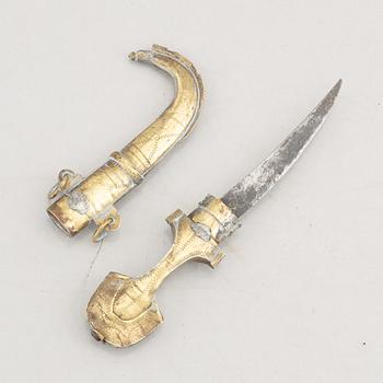 A lot of three Jambyias, Morocco, 20th century.