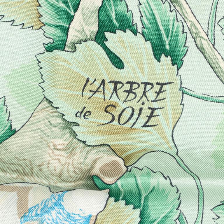 Hermès, scarf, "L'arbre de soie'".