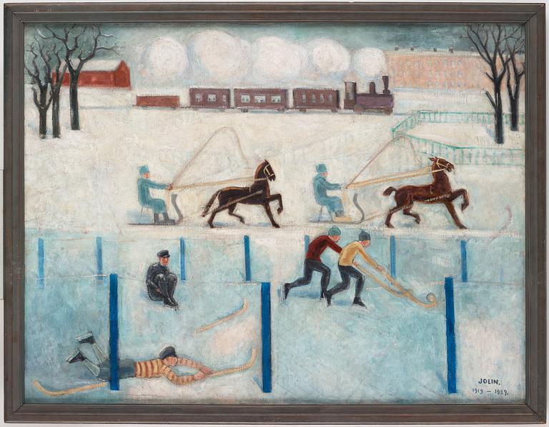 Einar Jolin, "Hockey".