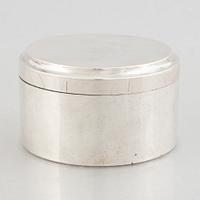 A Swedish silver box, mark of Adolf Zethelius, Stockholm 1820.