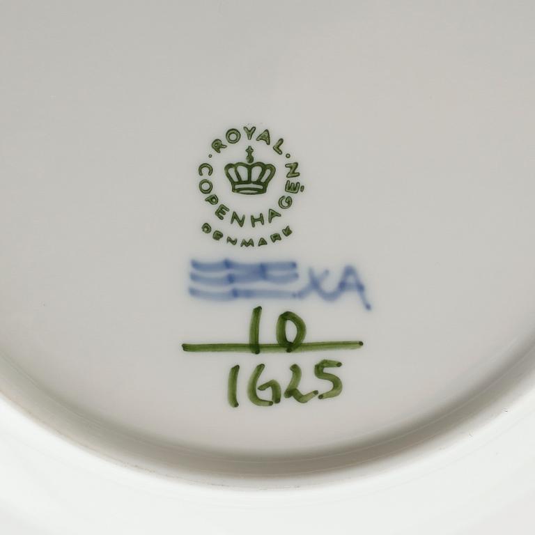 KAFFESERVIS, 26 delar, porslin, "Blå Blomst", Royal Copenhagen.