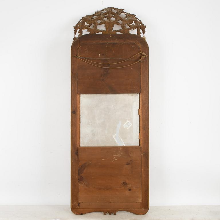 A gilded mirror, second half of the 19th century.