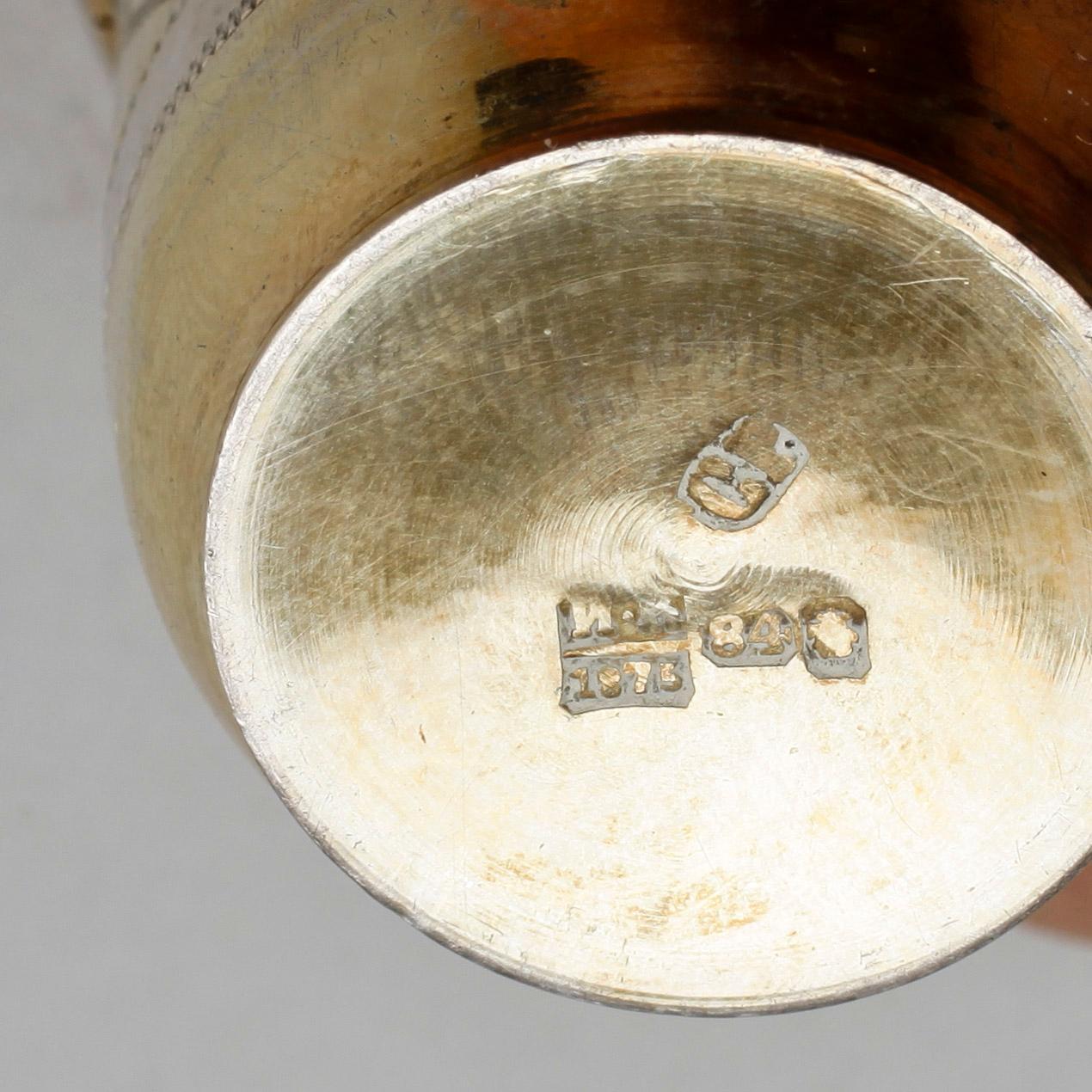 PARTI SILVER, 32 delar, silver och enstaka del nysilver, tot vikt silver ca 800 gram, bl a Ryssland.