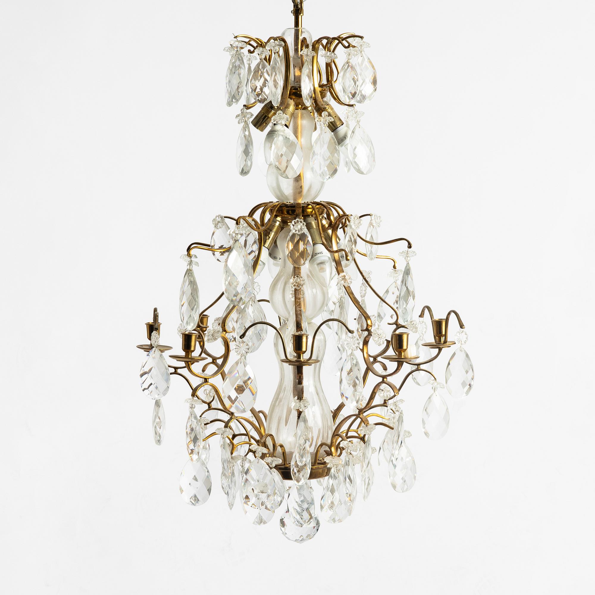 Chandelier, Rococo style, contemporary.
