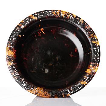 A tortoiseshell centrepiece, late 19th century.