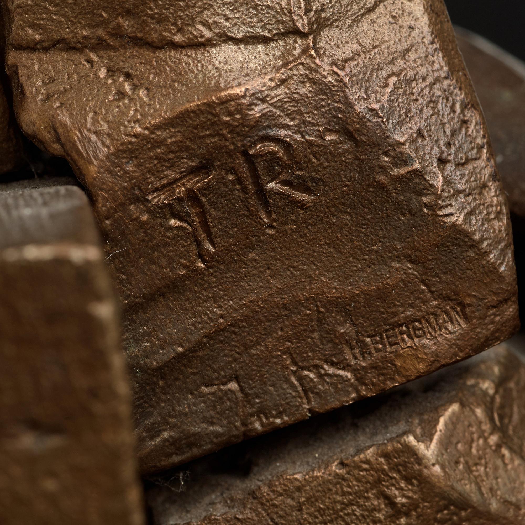 TORSTEN RENQVIST, skulptur, brons, sign och med gjutarstämpel.