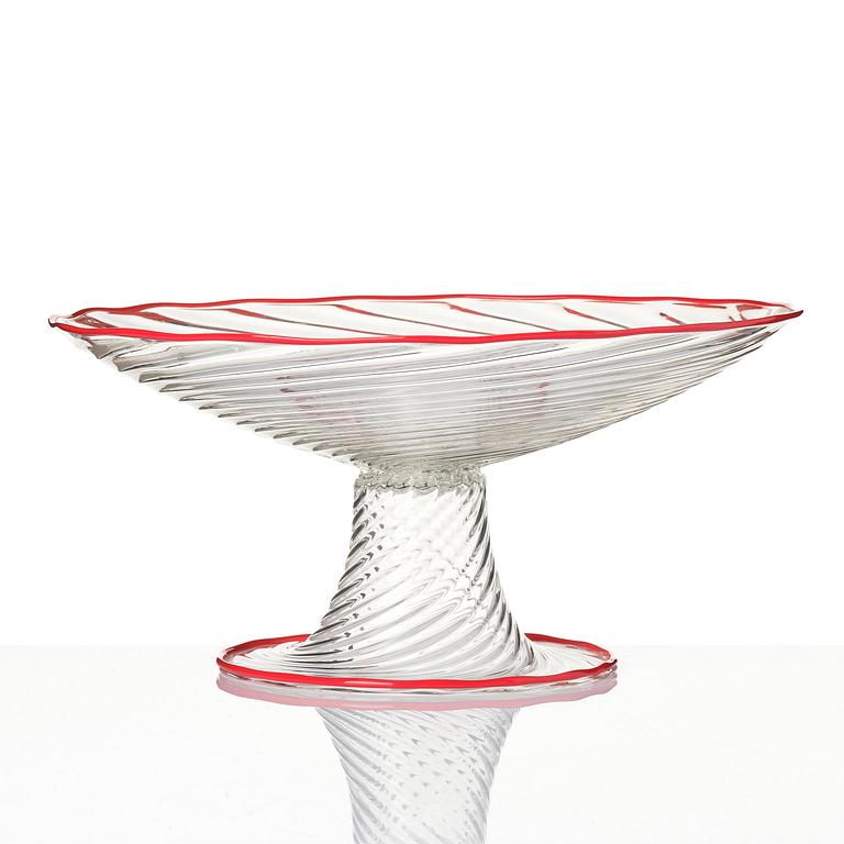 Dante Marioni, skål på fot, glas, Seattle 1995.