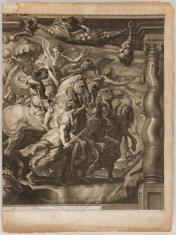 ENGRAVINGS, 6, after Peter Paul Rubens, 18th Century.