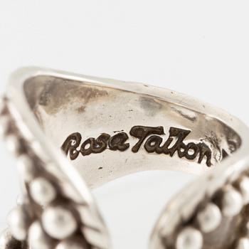 Rosa Taikon, ring, "Peace", sterlingsilver, Stockholm, 1994.