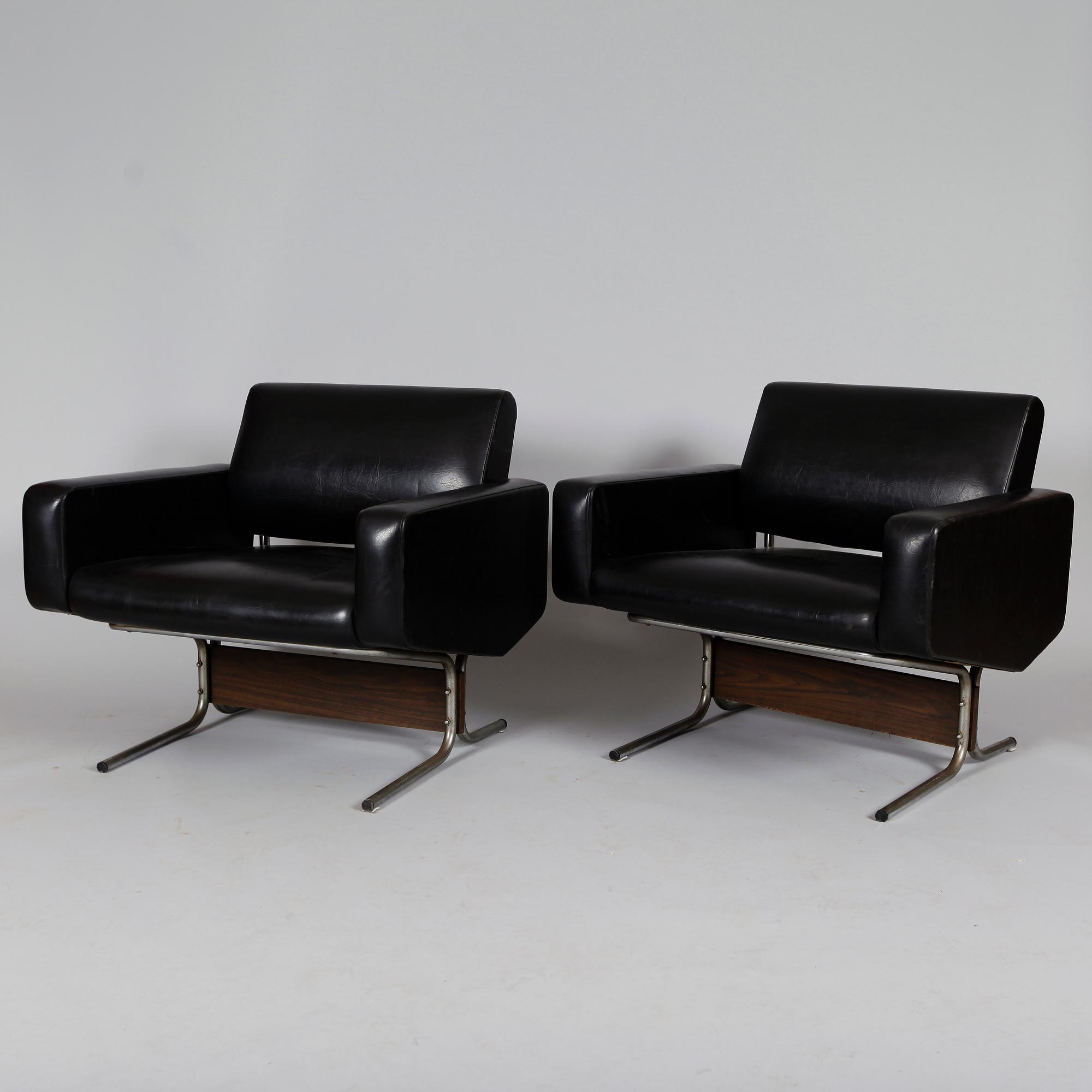 KARMSTOLAR, 1 par, 1960-tal.