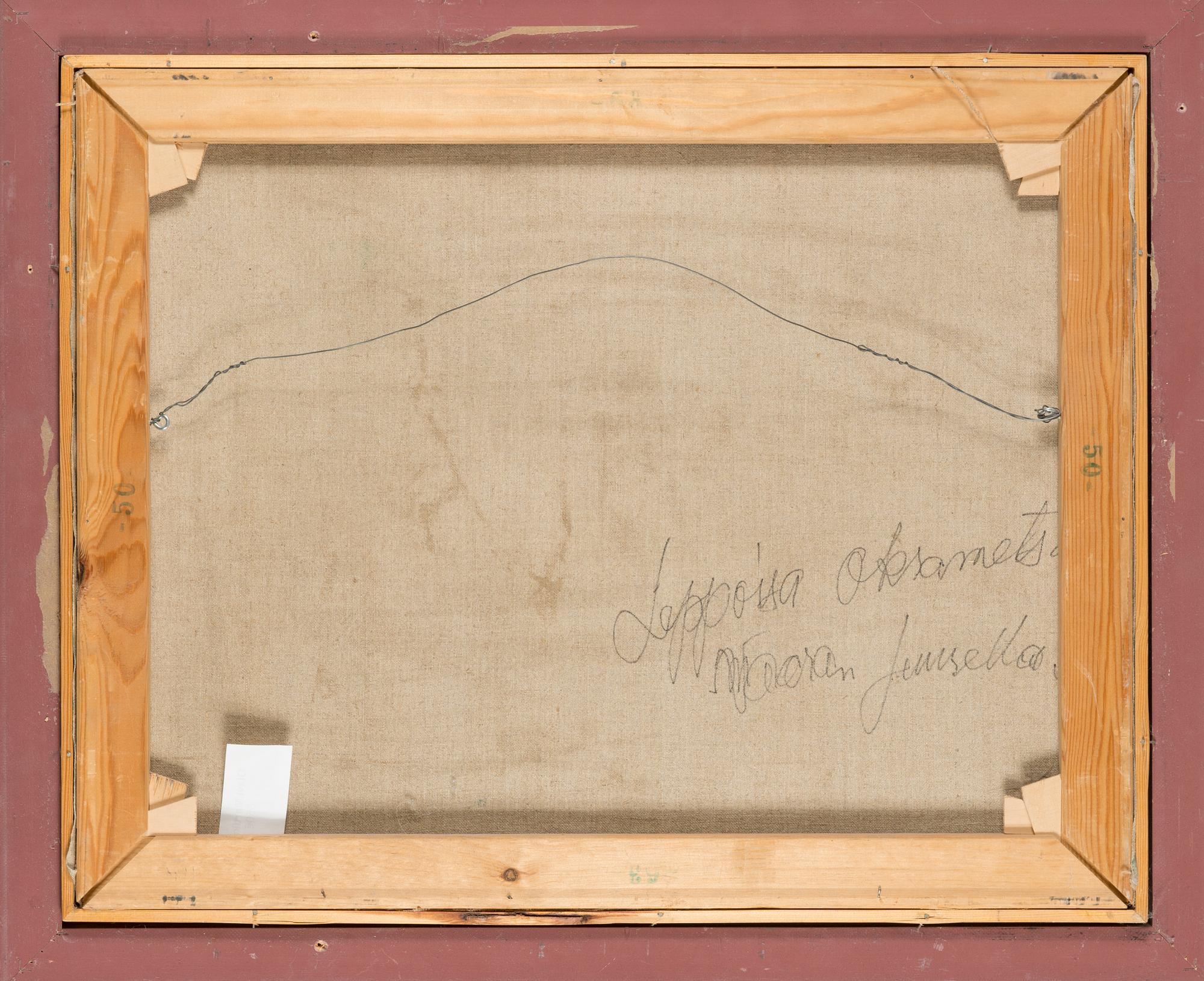 Olavi Martikainen, öljy kankaalle, signeerattu ja päivätty 1964.