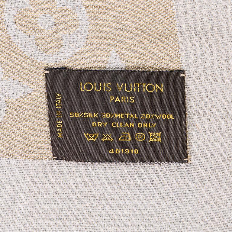 Louis Vuitton, shaali, "Monogram Shine Shawl".